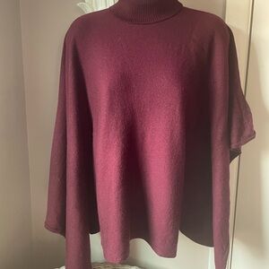 Trina Turk‎ 100% Merino Wool Maroon Sweater
